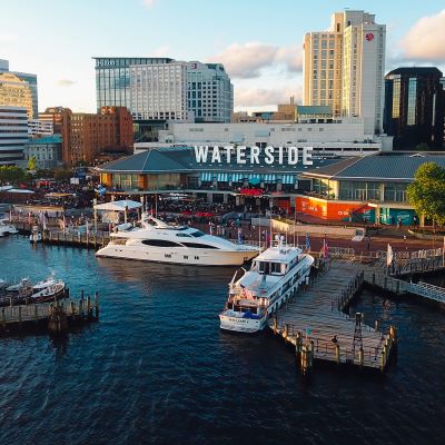 Waterside District Aerial View.